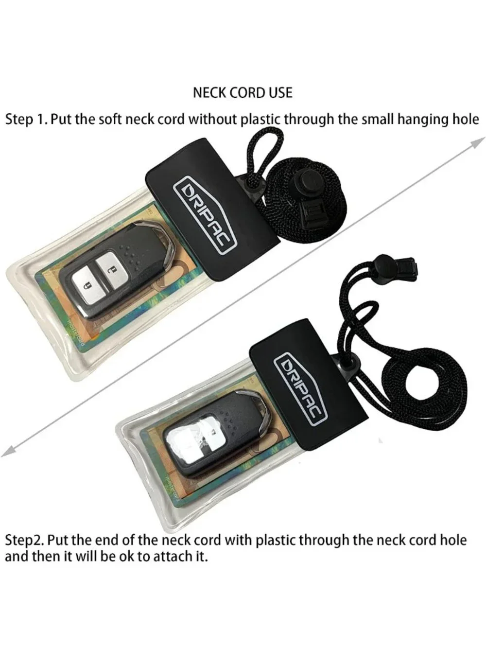 Waterproof Car Key FOB Case & Pouch - Dry Holder for ID, Cash, and Essentials
